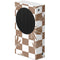 Marijuana Brown Checkered Xbox Series S Console Skin